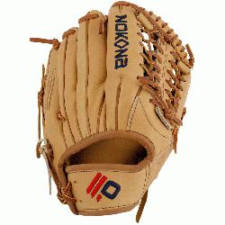 with the finest top grain steerhide. Baseball Outfield pattern o